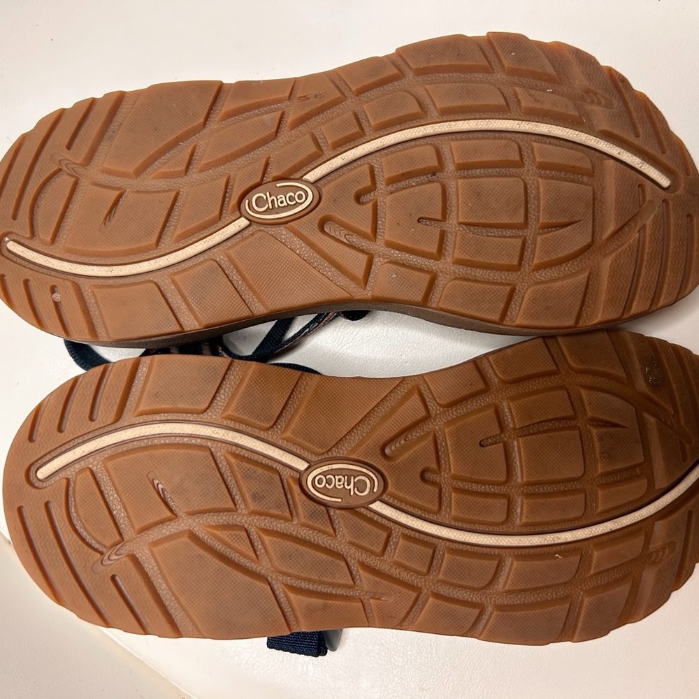 Chaco Sandals with Navy and Multicolor Straps - Picture 4 of 5